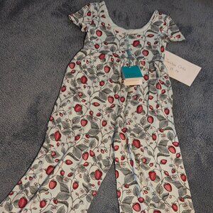 Posh Peanut Strawberry Jumpsuit